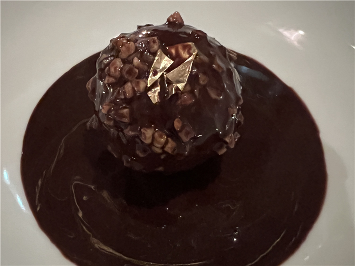 chocolate and hazelnut dessert